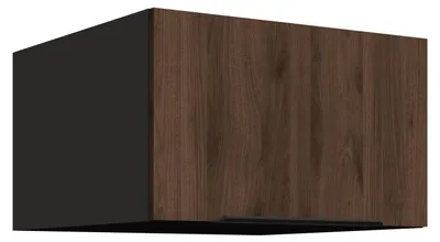 Produktbild von Aufsatzschrank Hochschrank 60 cm Küche MONZA Okapi Nußbaum Küchenzeile