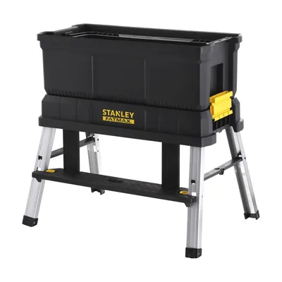 Produktbild von Stanley FatMax Werkzeugbox mit Tritt
