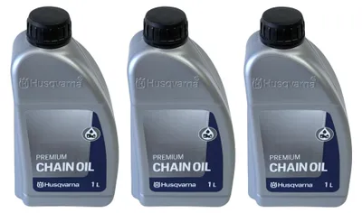 Produktbild von Husqvarna 3x Kettenhaftöl 1 Liter mineralisch ( 3x 579396001 )
