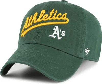 Zdjęcie produktu dla 47 Brand Regulowana czapka CLEAN UP SCRIPT Oakland Athletics