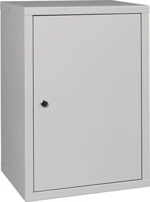 Produktbild von Hängeschrank H600xB400xT300mm Vollblech,1 BD Stahlbl.lichtgrau/lichtgrau