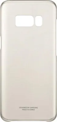 Image de Samsung Clear Cover Gold, pour Samsung G955F Galaxy S8 Plus, EF-QG955CF, Blister