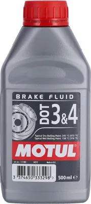 Zdjęcie produktu dla Plyn hamulcowy Motul DOT 3+4 - plyn hamulcowy - 0,5 litra