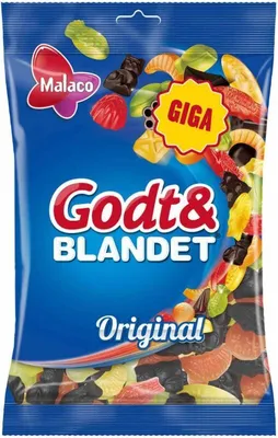 Produktbild von Malaco Godt & Blandet Original Giga-Pack 900g