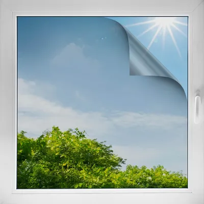 Sonnenschutzfolie selbstklebend 92x200 cm Hitzeschutz UV-Schutz