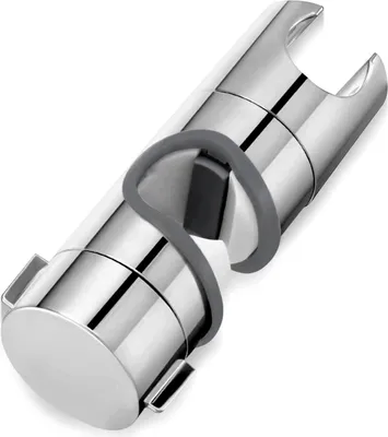 Produktbild von Handbrause Halterung Universal, Halterung Duschkopf Verstellbar 24 mm Verstellbare Duschkopfhalterung ABS Verchromte 360 Grad Drehbarer SprüHkopfhalte