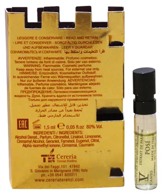 Productafbeelding van V Canto, Posi, parfumextract, uniseks, 1,5 ml flesje