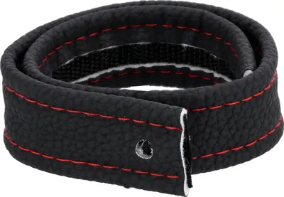 Image de Ceinture de sécurité, noir avec coutures rouges