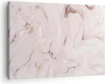 Produktbild von Bild auf Leinwand - Leinwandbild - Einteilig - Rosa Marmor verschüttet - 70x50cm - Wand Bild - Wanddeko - Wandbilder - Leinwanddruck - Bilder - Wanddekoration - Leinwand bilder - AA70x50-4799