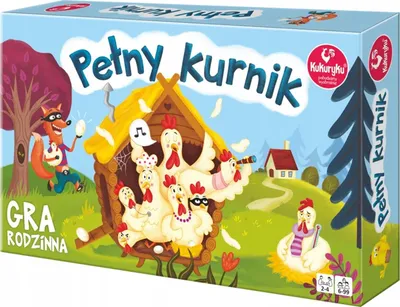 Produktbild von Familienspiel Volles Hühnerhaus – mit 56 Eierplättchen und 2 Spielwürfeln