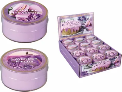Obrázek produktu pro Svíčka čajová PICCOLO LAVENDER CAKE vonná 55mm 40g