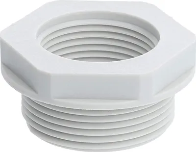 Obrázek produktu pro WISKA redukce M/M z M32x1,5 na M25x1,5 KRM-M32/M25 šestihranná polyamidová (PA) přípojka se závitem 10,0 mm – 1 kus