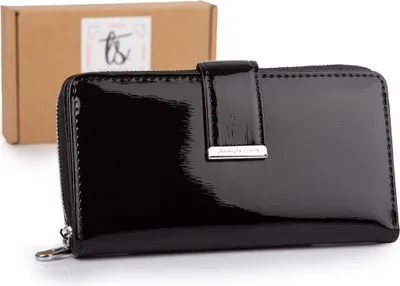 Produktbild von Jennifer Jones Damen Geldbörse  RFID Querformat Schwarz