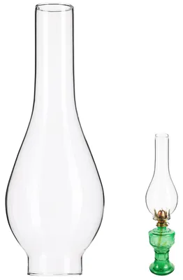 Immagine prodotto di Paralume in vetro per lampada a olio - Ricambio per lampade a cherosene