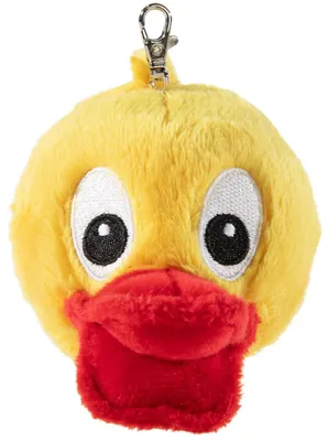 Immagine prodotto di Portachiavi in peluche, personaggio "Schnatterinchen" (Sandmännchen), 9 cm