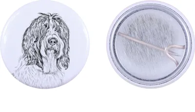 Produktbild von Holländischer Schäferhund Anstecknadel mit kleinem Hund Art-Dog