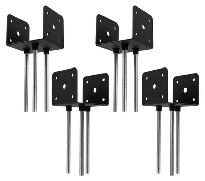 Immagine prodotto di Solidchoice - Set di 4 ancoraggi in cemento a forma di U per recinzioni