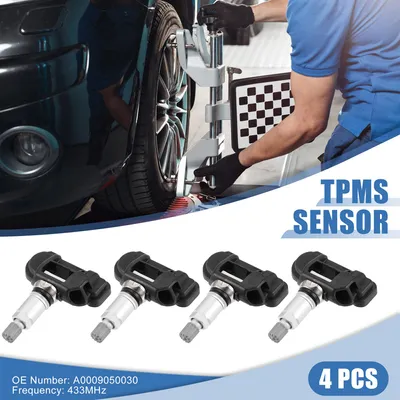 Image de 4 pcs A0009050030 TPMS Capteur 433MHz pour Mercedes-Benz E400 GLE400