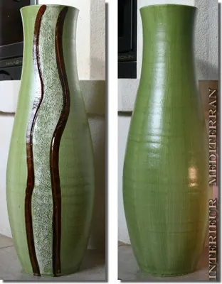 Produktbild von BODENVASE "MAROKKO" - Größe: ca.50 CM Pastellgrün
