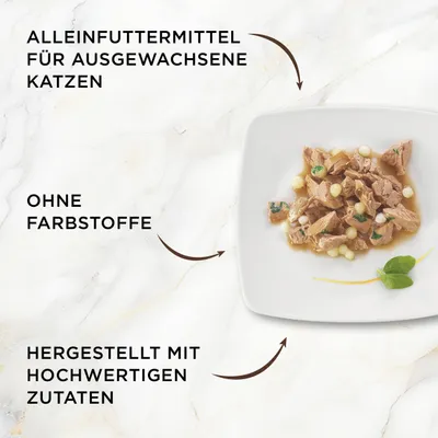 Produktbild von GOURMET A la Carte Katzenfutter nass, Sorten-Mix, 48er Pack (12 x 4 x 85g)