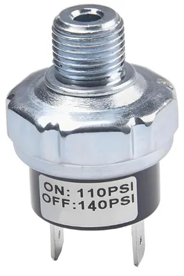 Image de Interrupteur de pression pour compresseurs, 110-140 Psi. Presostat