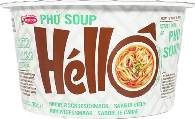 Obrázok produktu pre Hello Pho polievka ryžové rezance s príchuťou hovädzieho mäsa 70g