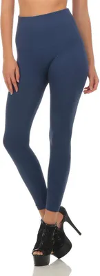 Produktbild von Damen Leggings Hochbund Bauchweg Mieder Miederhose; Dunkelblau S/M