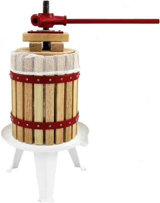 Produktbild von 12 Liter - Obstpresse Beerenpresse Wein Obstmühle Obst pressen Muser Obstbau mit 3 x Presstücher