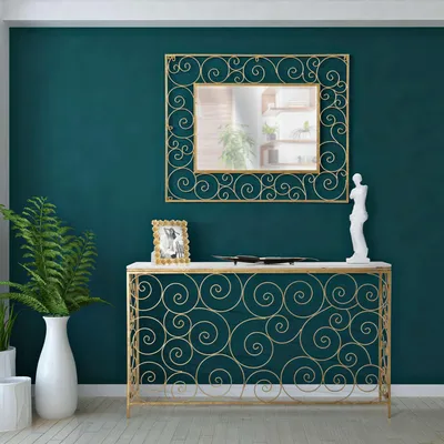 Immagine prodotto di Goris - Consolle, 140x36x82h cm Bianco, un Ripiano