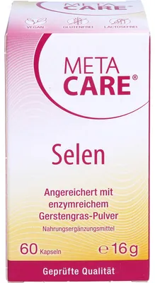 Obrázok produktu pre Meta Care Selén+ kapsuly na podporu normálnej funkcie imunitného systému a štítnej žľazy, 60 kapsúl