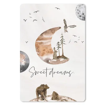 Produktbild von MuchoWow® Mauspad Mousepad Zitate - Kinder - Sprichwörter - Süße Träume - Jungen - Mädchen - Kinder 40x60 cm - Mousepads - Maus Mat - Pad - Mausunterlage - Schreibtisch Accesoire