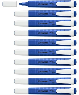 Produktbild von STABILO Textmarker -  swing cool NatureCOLORS Wildflower - 10er Pack - ultramarinblau