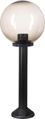 Produktbild von Wegeleuchte Wegelampe Außenleuchte Gartenlampe Kugel Rauchglas 30cm Ø Höhe 75cm