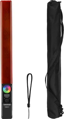 Produktbild von LED-Videoleuchte, einstellbare Farbtemperatur 3200K-5500K, RGB-Optionen, Fernbedienung, Set 1