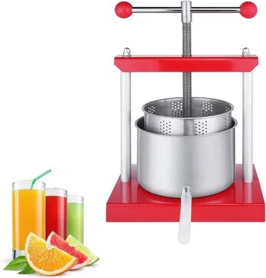 Produktbild von Manuelle Fruchtpresse aus Edelstahl für Obst und Gemüse