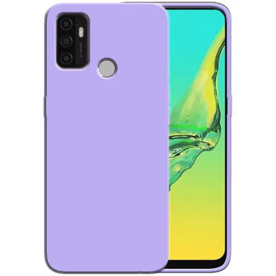 Image de Smartphonics Étui en silicone pour OPPO A53 2020 étui avec intérieur souple - Violet