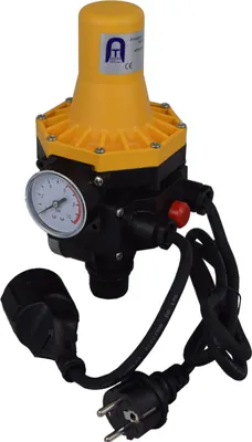 Produktbild von Agora-Tec® Pumpensteuerung Druckschalter Durchflusswächter mit Trockenlaufschutz DWv-3 verkabelt