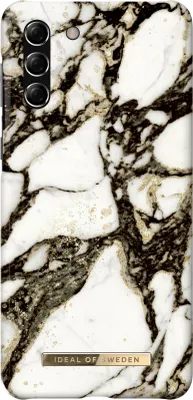 Zdjęcie produktu dla Etui iDeal of Sweden do telefonu Galaxy S21 Plus – wzór „Calacatta Golden Marble”