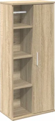 Obrázok produktu pre vidaXL Kúpeľňová skrinka s držiakom na kolieskach Sonoma dub 39x22x90 cm