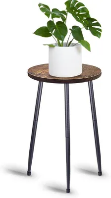Productafbeelding van Moderne plantenstandaard - 50 cm - Bruin - Metaal
