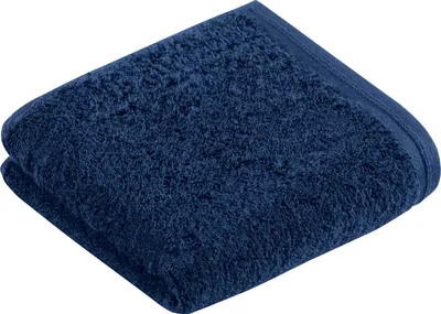 Produktbild von Vossen 118096 | Handtuch Vegan Life Gästetuch, 40 x 60 cm - Farbe: Navy - Größe: 40 x 60 cm