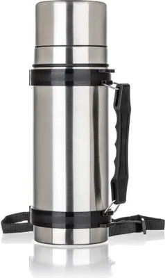 Produktbild von Thermoskanne, Reisethermoskanne mit Becher, Edelstahl, Akcent 1l