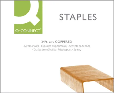 Produktbild von Spinky Q-CONNECT 24/6 medené - 1000 ks