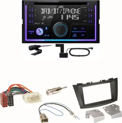 Produktbild von JVC KW-DB95BT Bluetooth Digitalradio Einbauset für Suzuki Swift Sport FZ NZ