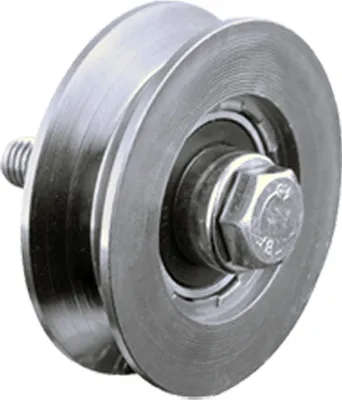 Produktbild von 100mm V-Rillenrad mit 1 Kugellager