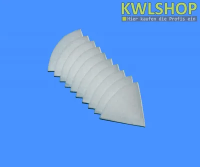 Produktbild von 20 baselines Kegelfilter weiß G4, DN 125, 150mm lang, Stärke ca. 7 - 10 mm, kompatibel mit Zehnder, Helios, Pluggit, Maico, Westaflex, Buderus, Wolf