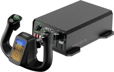 Produktbild von MOZA MFY Pro Yoke + AY90 – Flugsimulator mit 4,2 Nm Force Feedback – PC