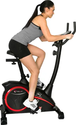 Zdjęcie produktu dla Rower treningowy Christopeit AL1 czarny z wyświetlaczem LCD