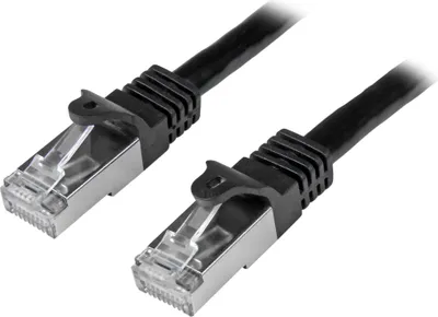 Produktbild von STARTECH.COM 3m Black Gigabit Snagless RJ45 SFTP Cat6 Patch Cable