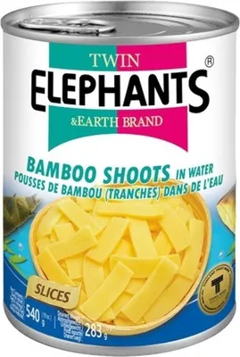 Produktbild von Twin Elephants Bambussprossen in Scheiben geschnitten 540 g